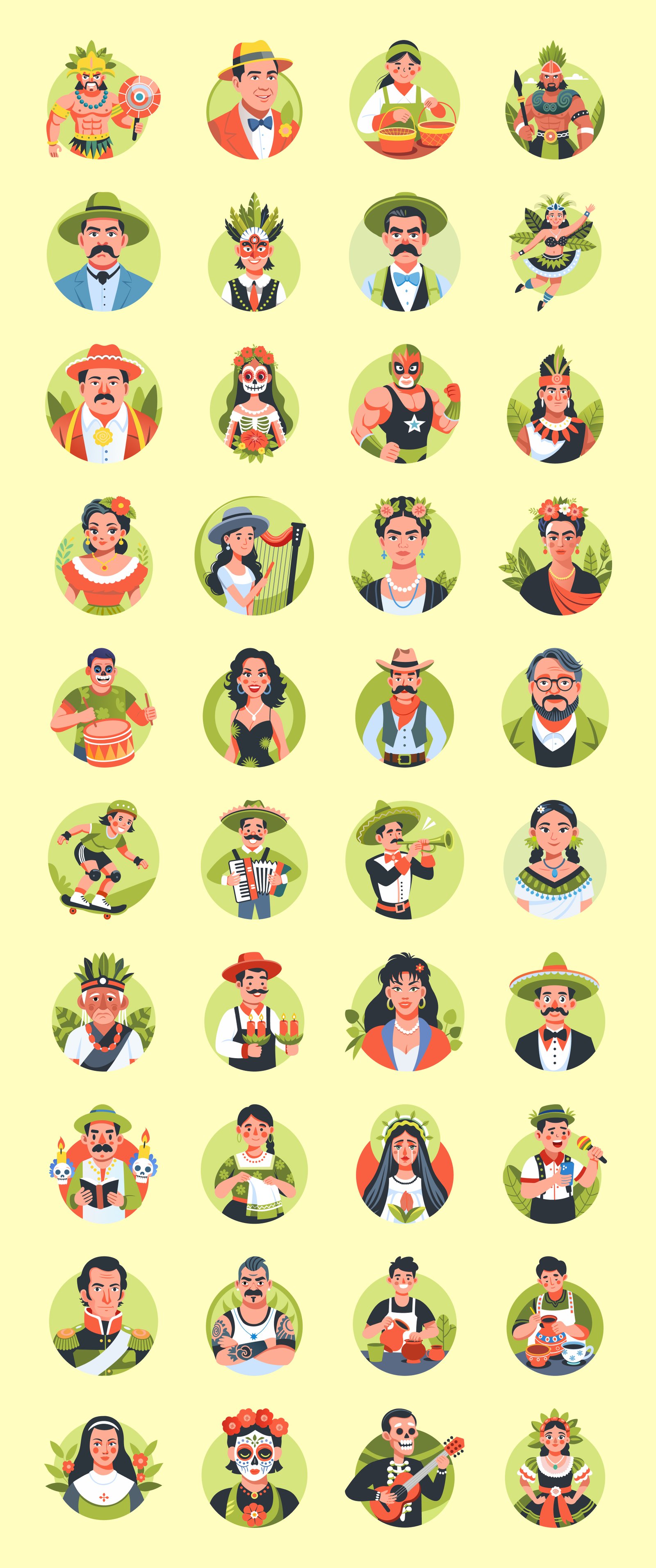 Mexican and Hispanic Characters