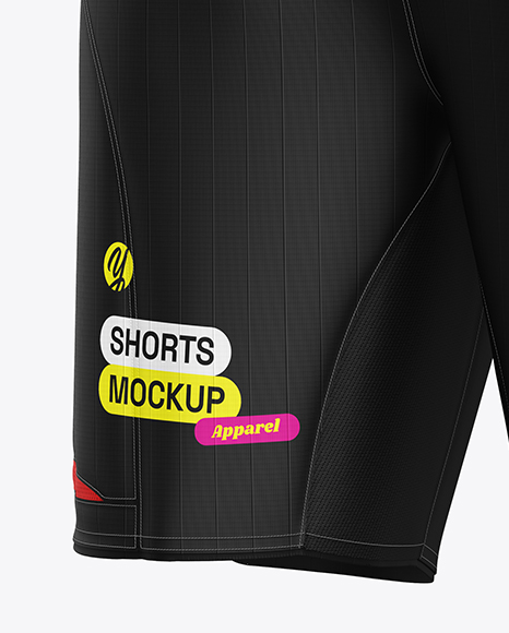 Shorts Mockup - Half Side View