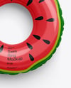 Glossy Swim Ring Mockup - Top View