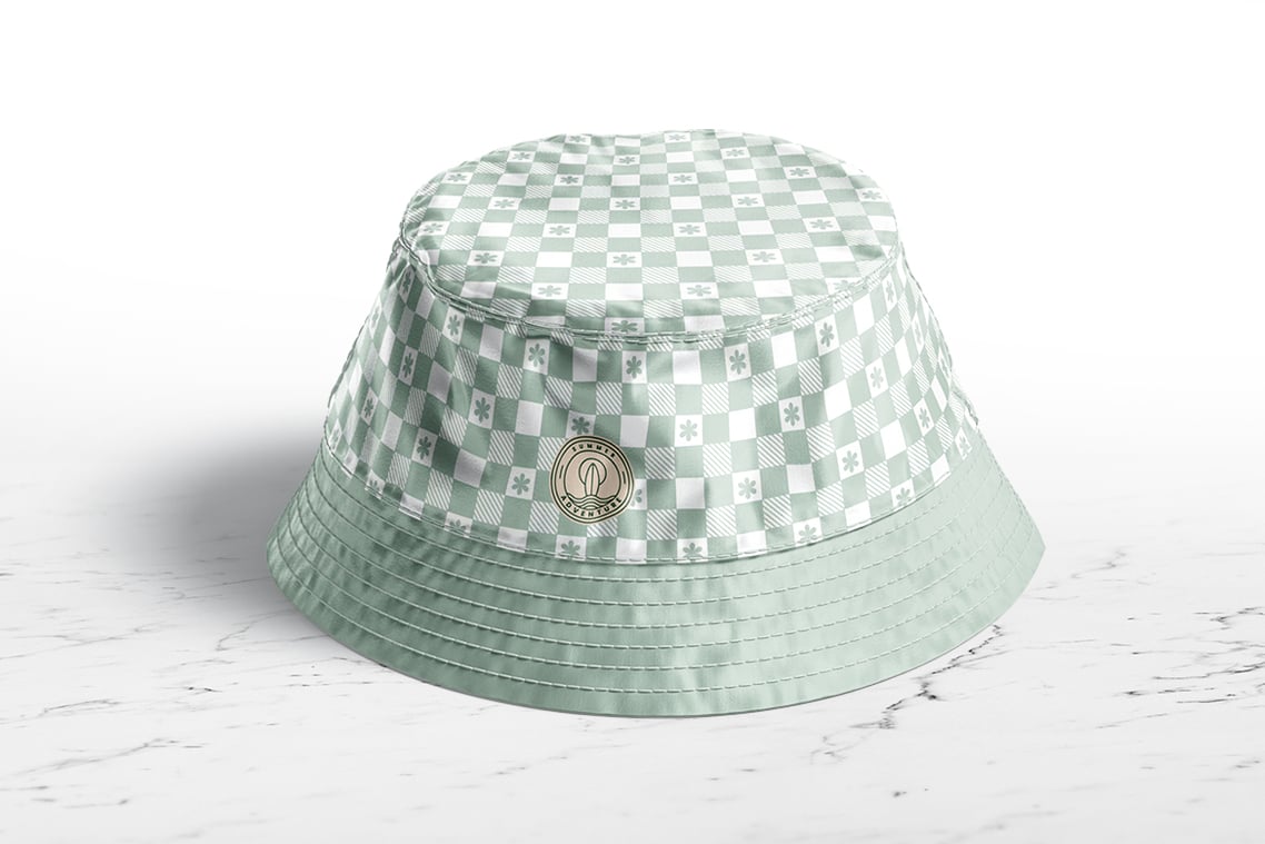 Nylon Bucket Hat Mockups