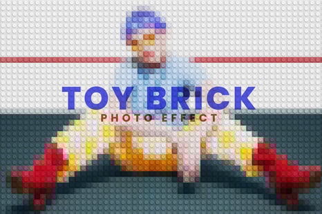 Toy Brick Photo Effect - Effects