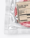 Clear Plastic Flow-Pack with Cutlets Mockup