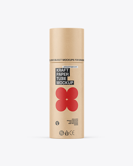 Kraft Paper Tube Mockup