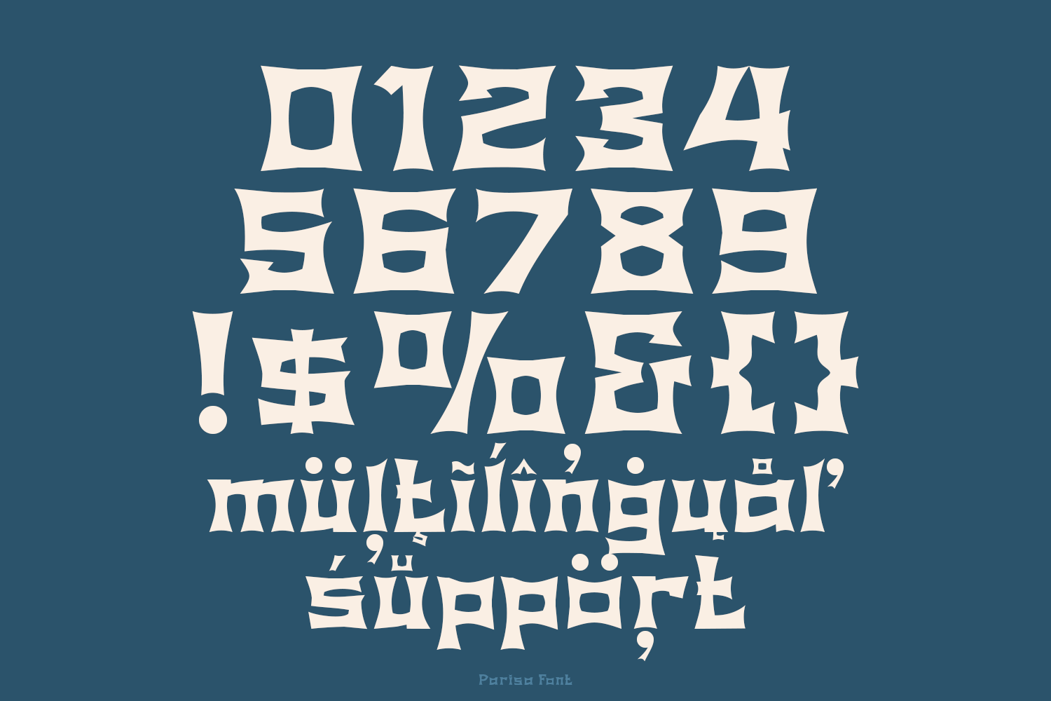 Parisa Vintage Display Font