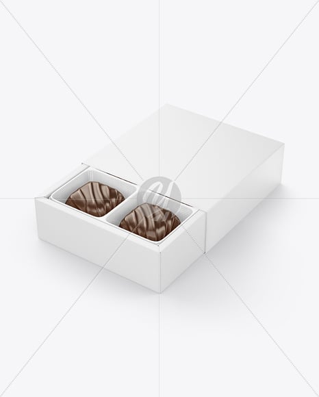 Box with Chocolates Mockup