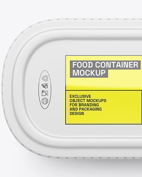 Matte Plastic Container in Paper Sleeve Mockup