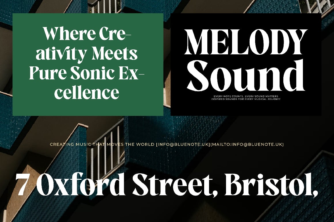 Avingal Serif Bold Display