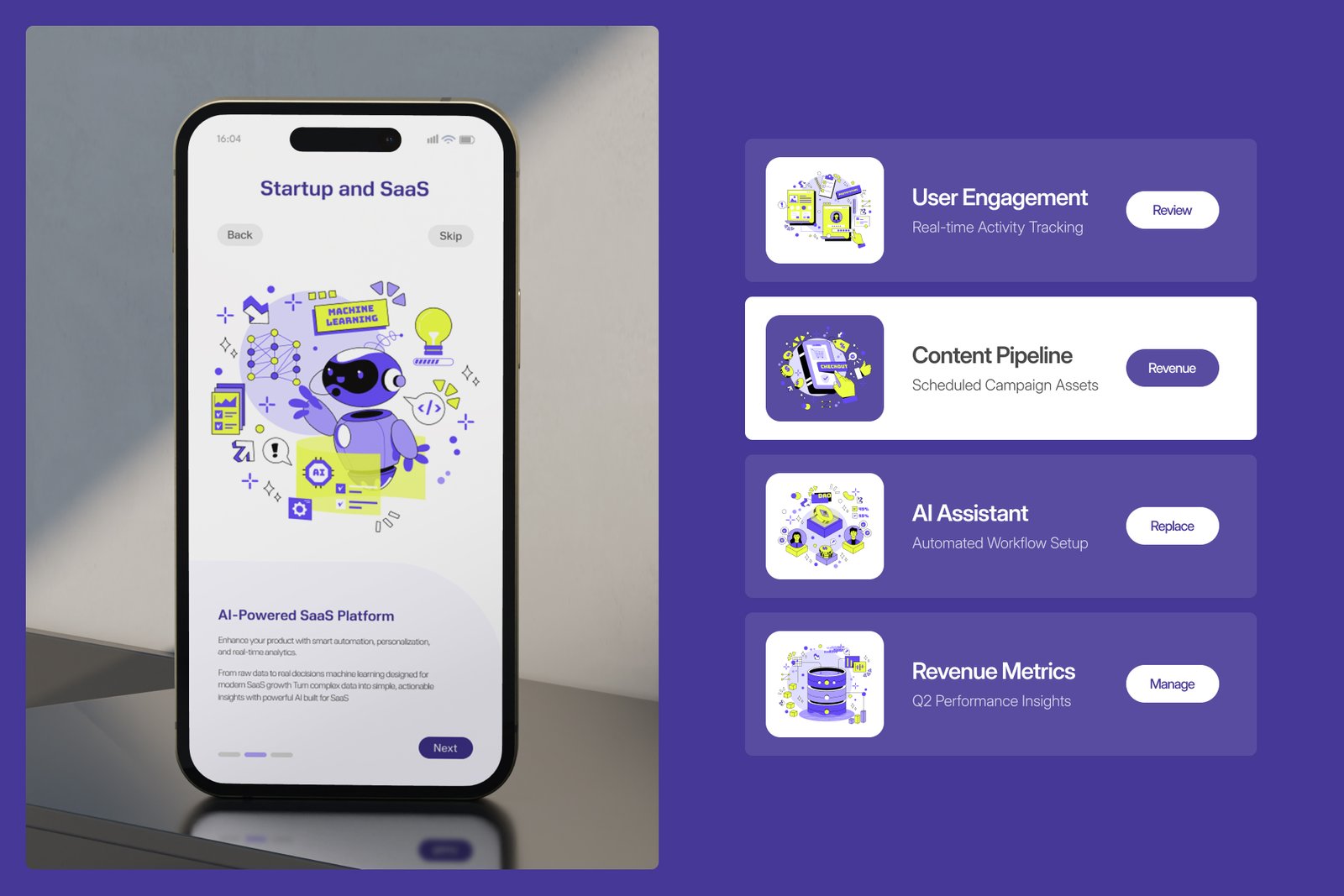 Startup and Saas illustration
