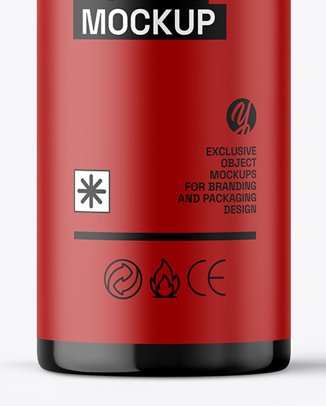 Glossy Cosmetic Bottle Mockup