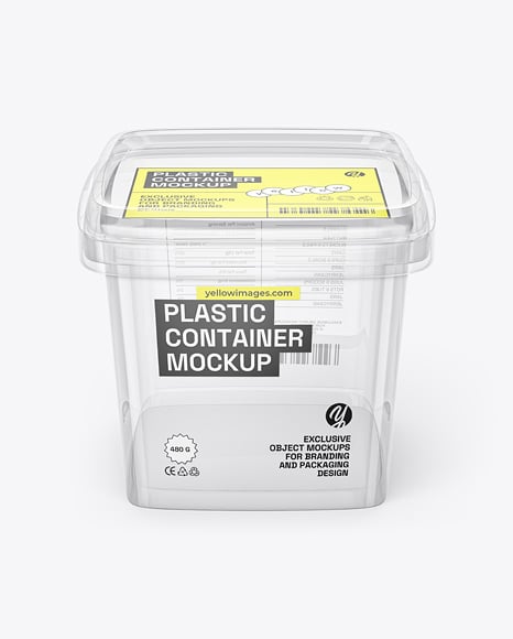 Clear Plastic Food Container Mockup - 03+Clear+Container+Packaging+Mockups+|+Packaging+mockup+...