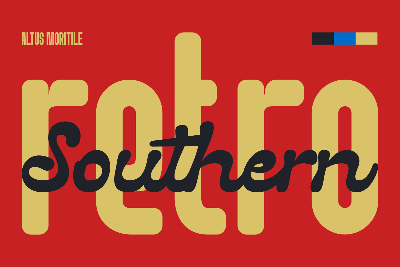 Altus Moritile - Combination Font