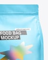 Matte Food Bag Mockup