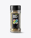 Glass Jar with Italian Seasoning Mockup