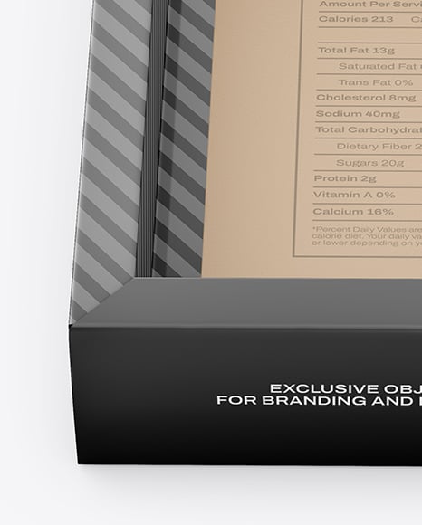 Glossy Sleeve Paper Box Mockup