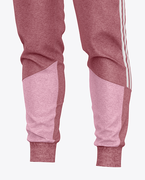 Heather Men’s Pants Mockup - Half Side View