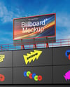 Billboard on the City Street Mockup