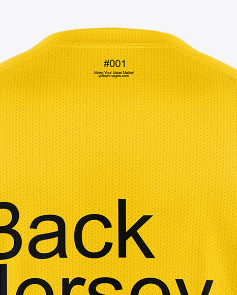 Raglan Long Sleeve Jersey - Back View