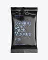 Glossy Trading Card Pack Mockup