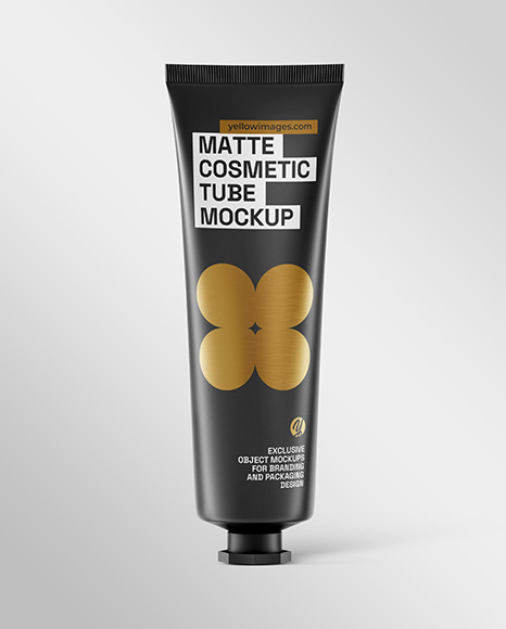 Matte Cosmetic Tube Mockup