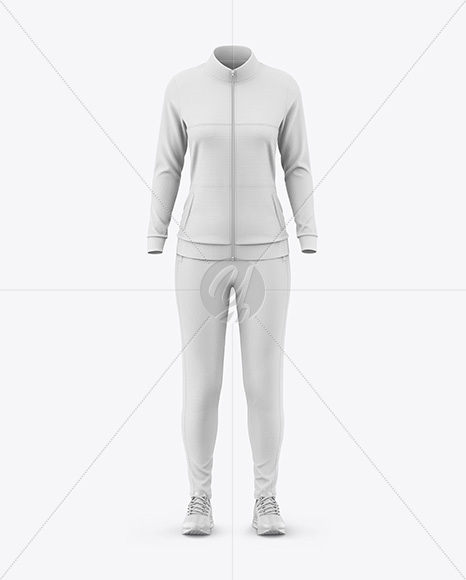 Women's Sport Suit Mockup - Front View