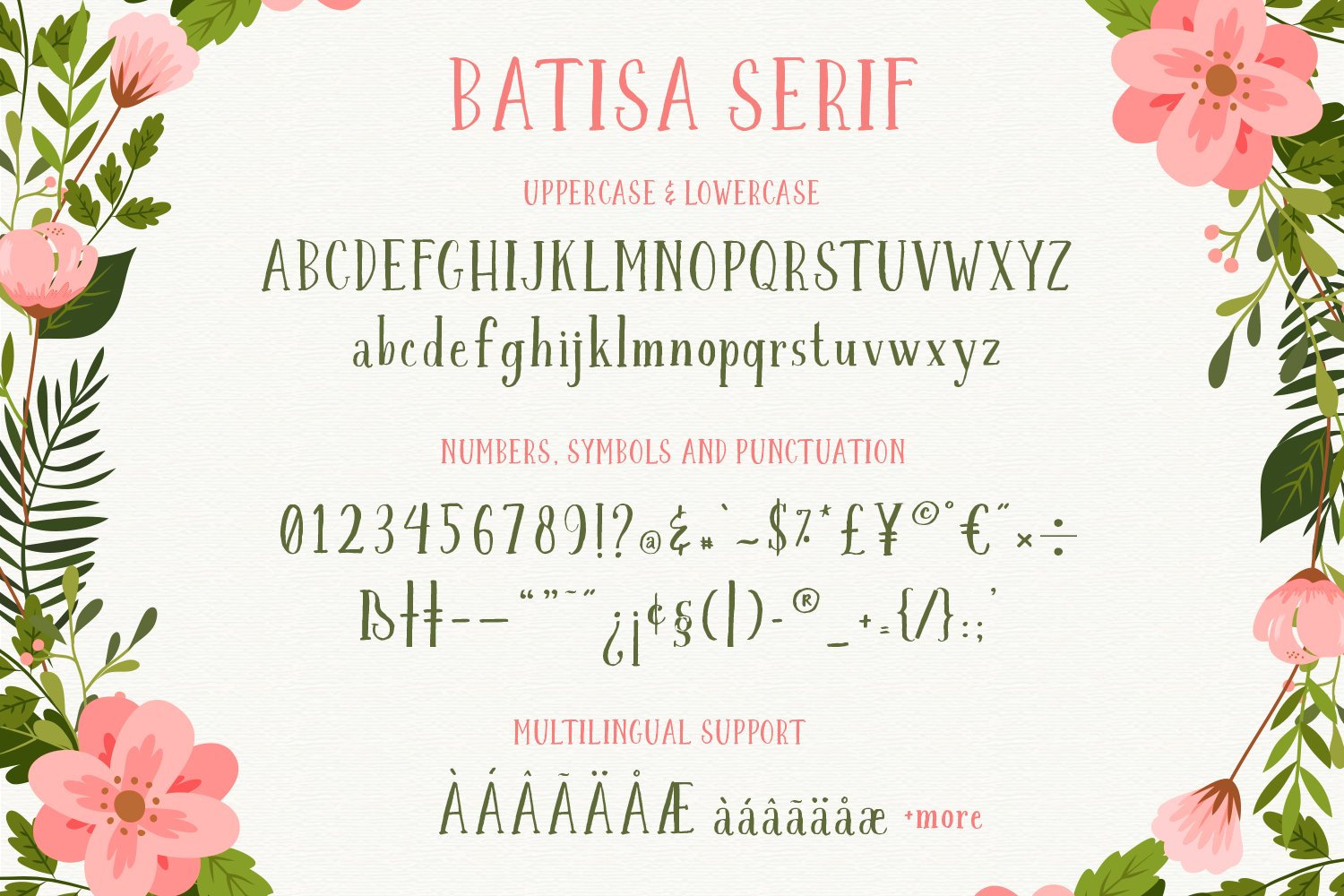 Batisa - A Handwritten Font Duo