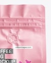 Kraft Paper Coffee Bag Mockup