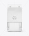 Matte Package with Paper Label Mockup