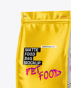 Matte Food Bag Mockup