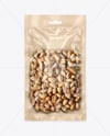 Kraft Package with Pistachios Mockup