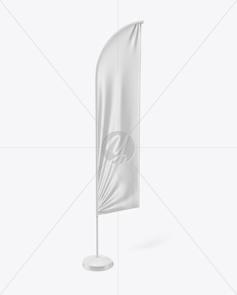 Convex Flag Mockup