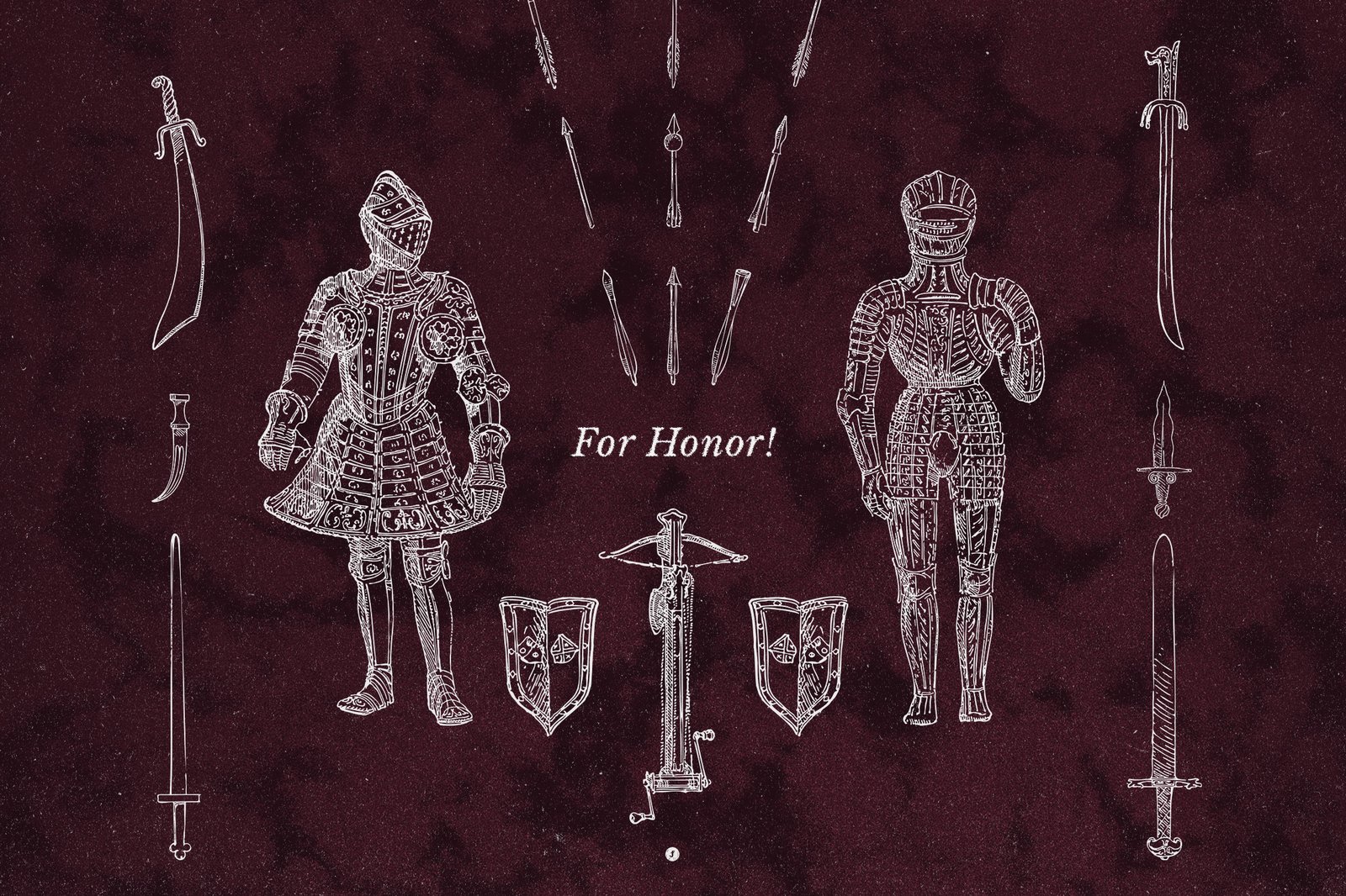 Medieval Weapons and Armour Vectors