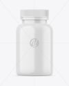 Glossy Supplement Bottle Mockup
