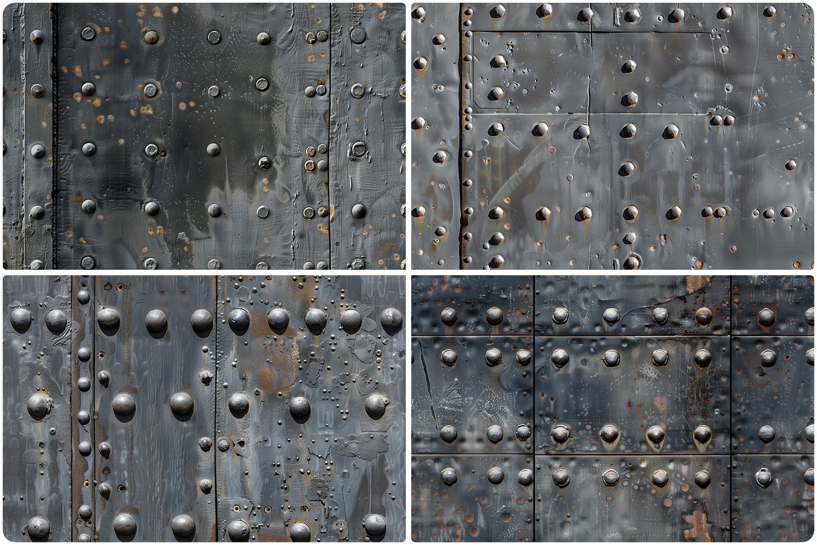 30 Iron Rivets Wall Texture Backgrounds