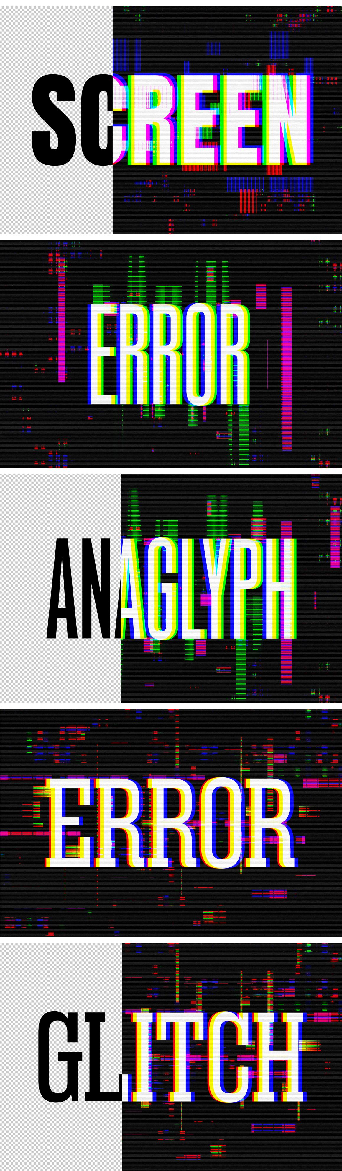 Glitch Text Effects