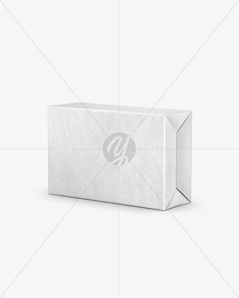 Kraft Paper Soap Bar Mockup – Half Side View