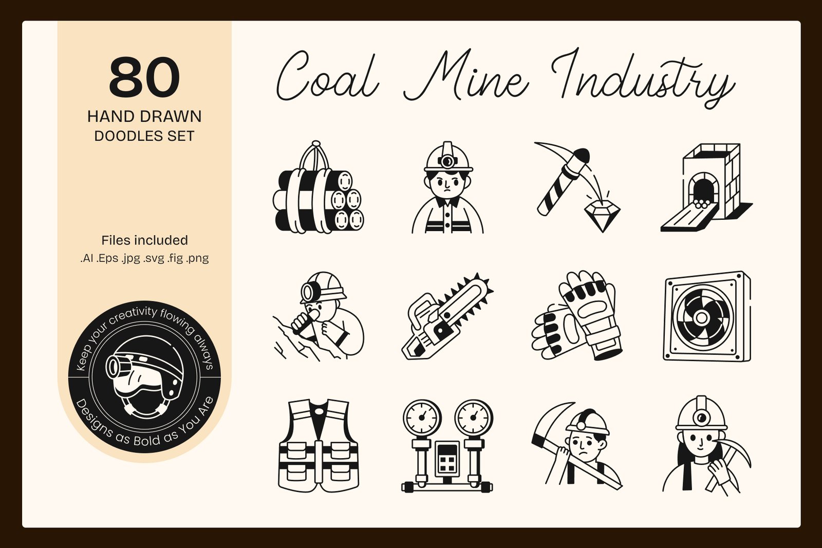 Coal Mine Industry Drawing