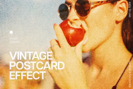 Vintage Postcard Photo Effect - Add-Ons
