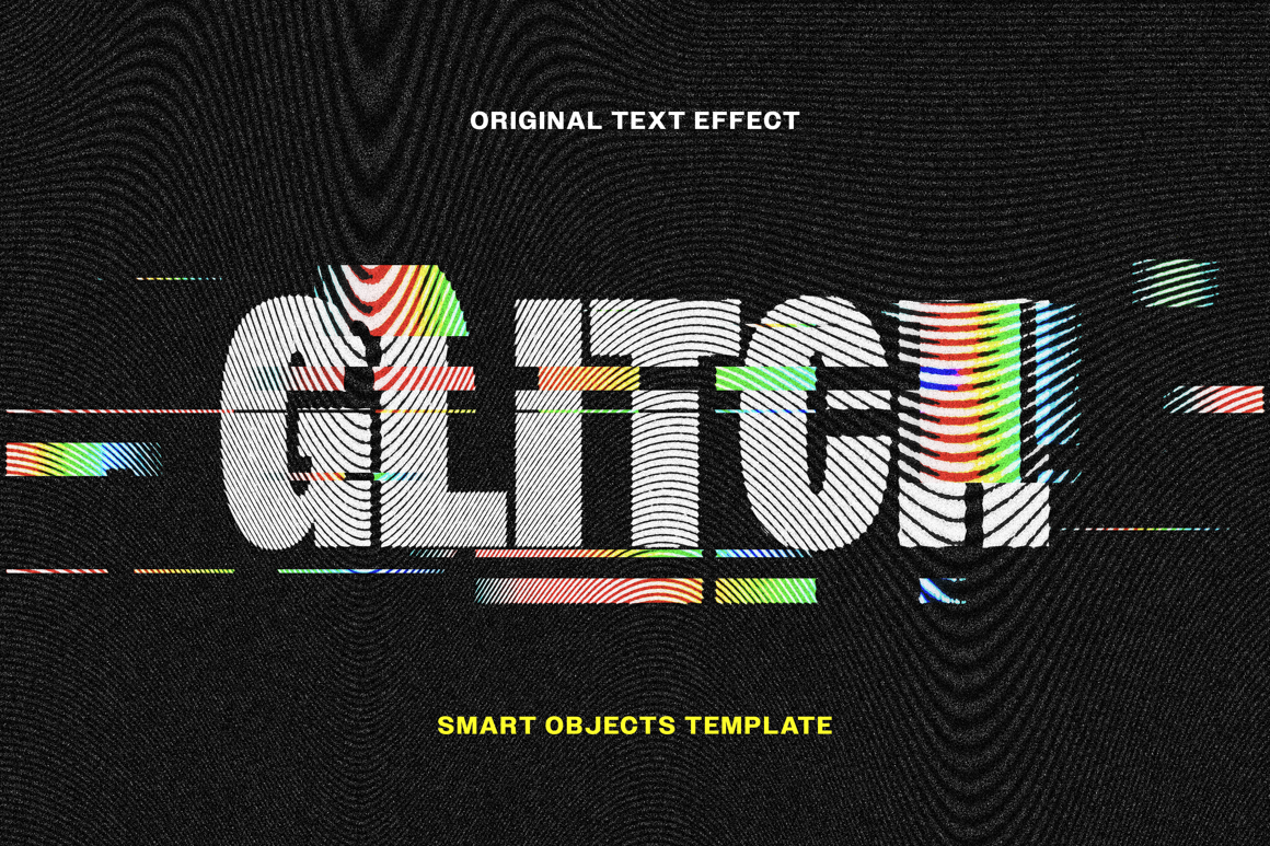 Screen Glitch Text Effect