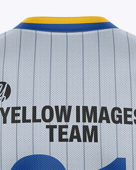 Baseball Jersey Mockup - Back View