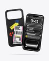 iPhone 17 Pro with Phone Case Mockup