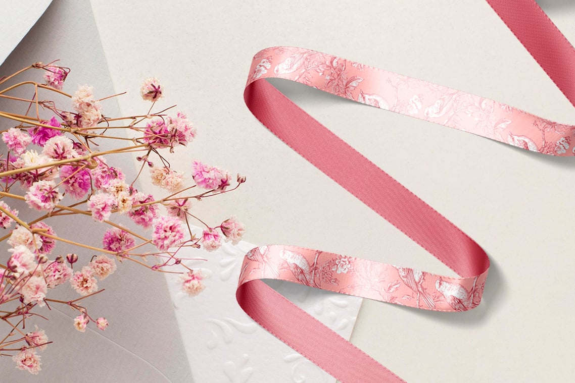 Silk Ribbon Mockup