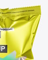 Metallic Snack Bag Mockup