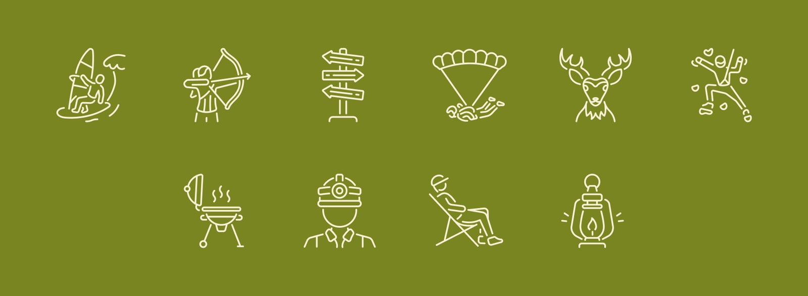 Adventure and Exploration Icon Set