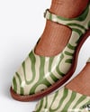 Mary Janes with Socks on Woman's Legs Mockup