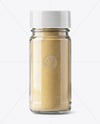 Spice Glass Jar with Onion Powder Mockup