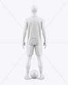 Training Sleeveless Kit Mockup - Back View