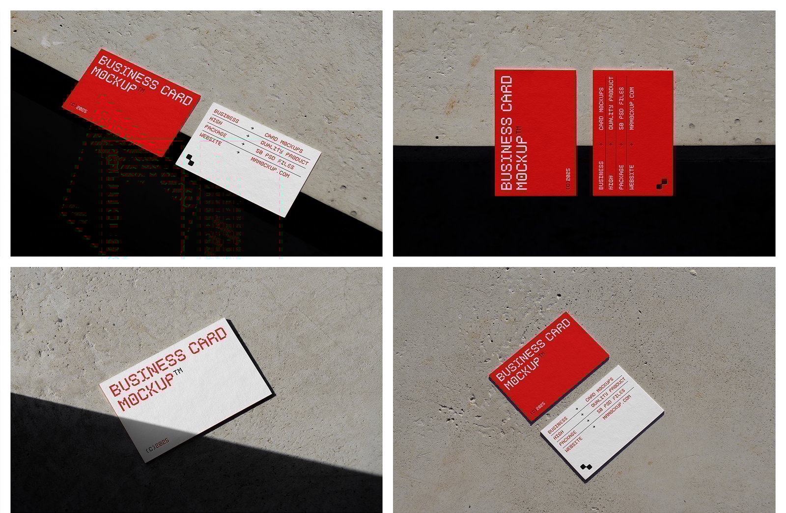 Outdoor Business Card Mockups