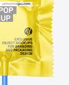 Glossy Lollipop Sachet Mockup