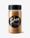 Jar with Ground Nutmeg Mockup
