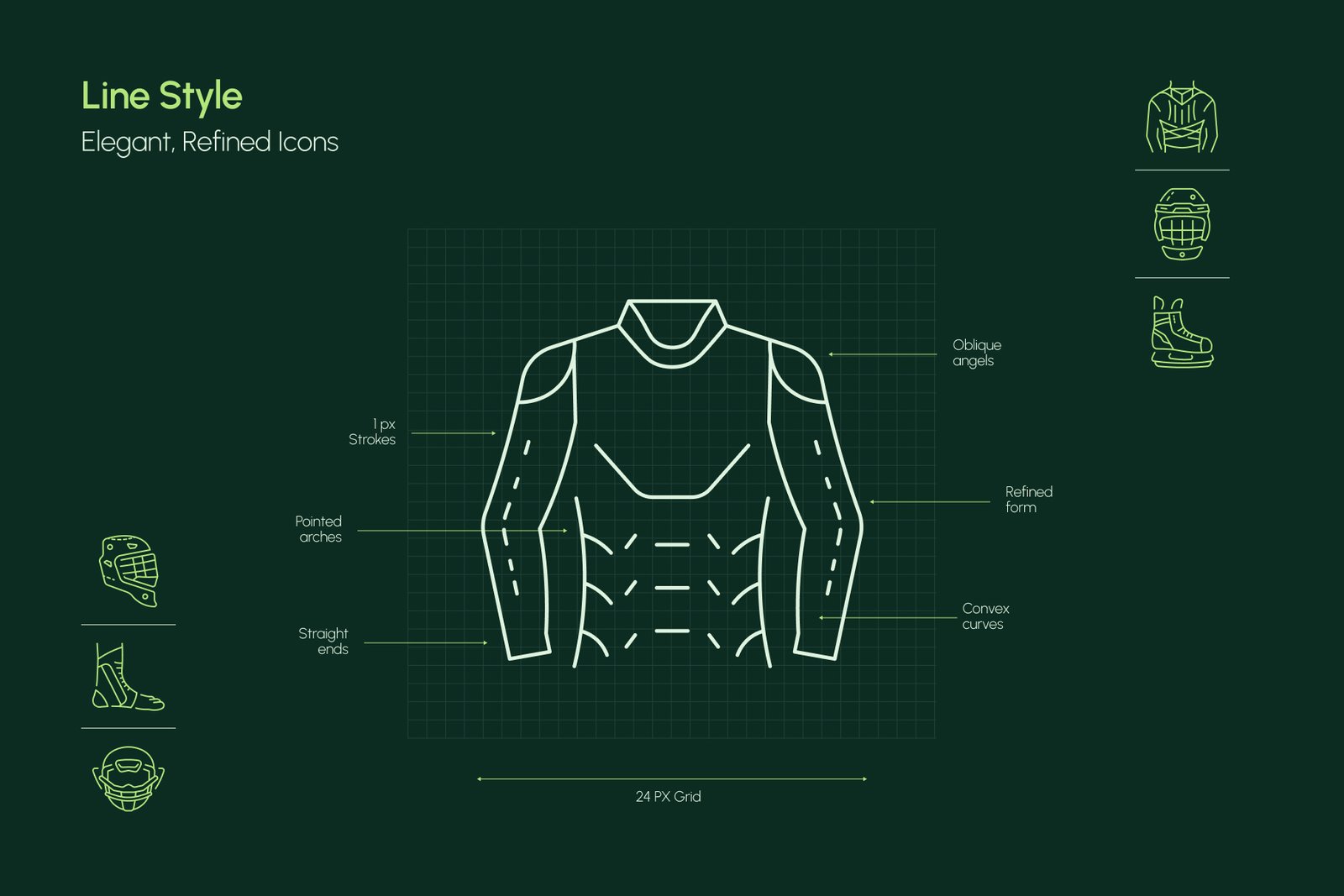 Sportswear Icon Art Set